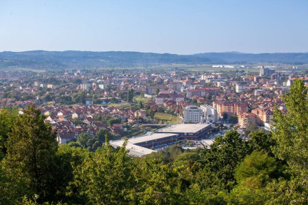 Photo for Panorama city of Jagodina. Central Serbia - Royalty Free Image