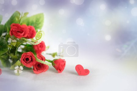 Photo for Valentines day concept greeting card background - Royalty Free Image