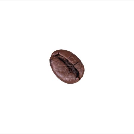 Téléchargez les photos : Grain de café sur fond blanc - en image libre de droit