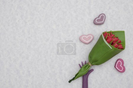 Téléchargez les photos : Valentines concept carte de voeux fond - en image libre de droit