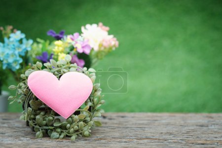 Photo for Beautiful Valentines Day greeting card - Royalty Free Image