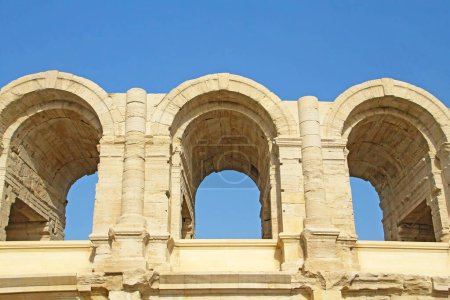 Téléchargez les photos : Morceau de Roman Arena gros plan - en image libre de droit