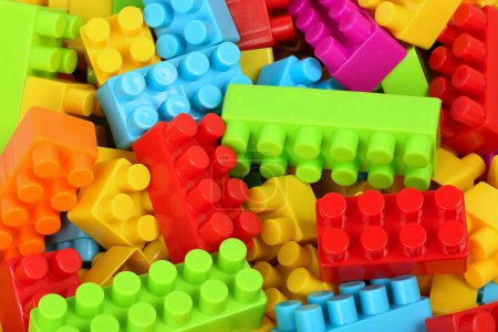 Photo for Toy blocks close up - Royalty Free Image