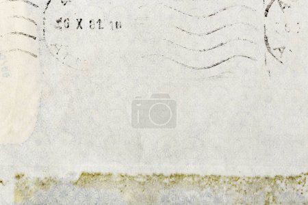 Téléchargez les photos : Vue rapprochée du vieux cachet de la poste vintage - en image libre de droit
