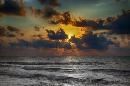 Photo for Beautiful view of sea scenery. Nature, travel background - Royalty Free Image