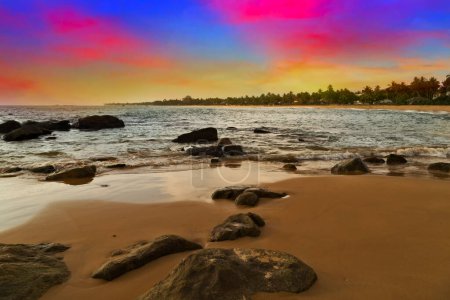 Foto de Plano escénico de hermosa playa para el fondo - Imagen libre de derechos