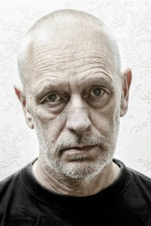 Foto de Retrato de un hombre triste - Imagen libre de derechos