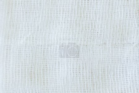 Photo for White linen texture for background - Royalty Free Image