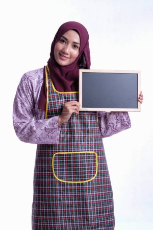 Photo for Portrait of Muslim housewife conceptual - Royalty Free Image