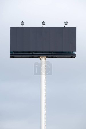 Photo for Blank Hoarding Billboard against blue sky - Royalty Free Image