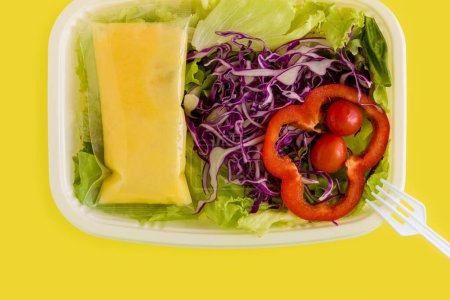 Foto de Primer plano de ensalada fresca y saludable - Imagen libre de derechos