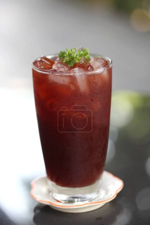 Photo for Berry juice drink, close up - Royalty Free Image