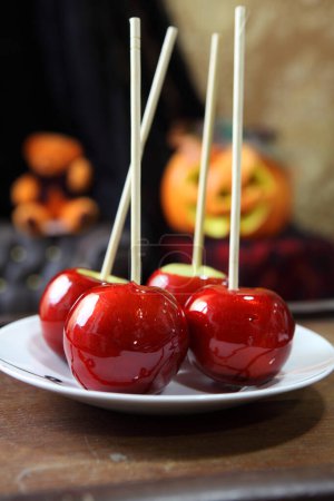 Téléchargez les photos : Bonbons aux pommes fermer - en image libre de droit