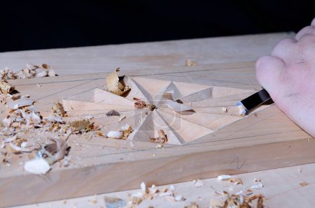 Foto de Las herramientas De talla de madera. - Imagen libre de derechos