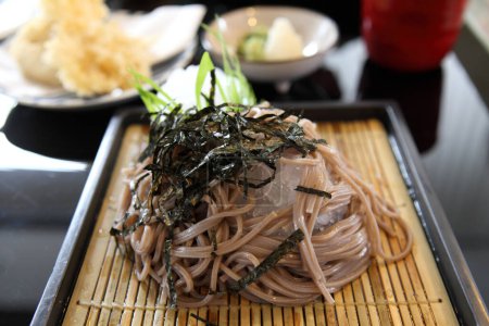 Photo for "Soba noodle with fried shrimp" - Royalty Free Image