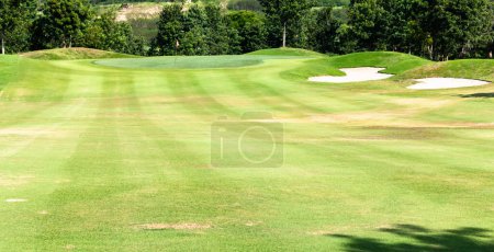 Photo for Golf course in the countryside. - Royalty Free Image