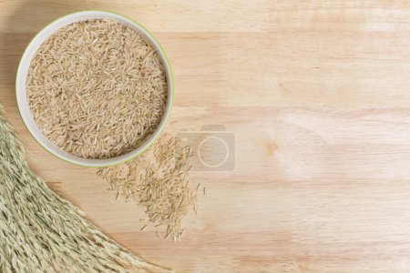 Photo for Close-up shot of Organic Brown Rice - Royalty Free Image