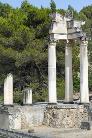 Photo for Roman columns in Glanum - Royalty Free Image