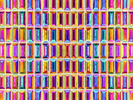 Foto de Patrón sin costura abstracto. azulejo de color joya - Imagen libre de derechos