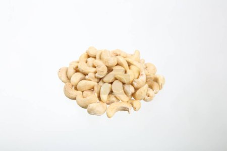 Photo for Cashew nuts isolated in white background - Royalty Free Image