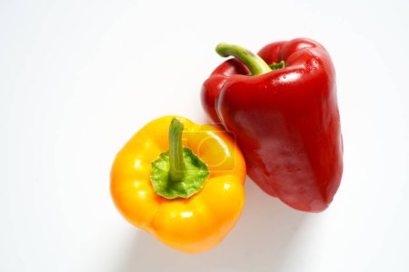 Photo for Red and Yellow Peppers - Royalty Free Image