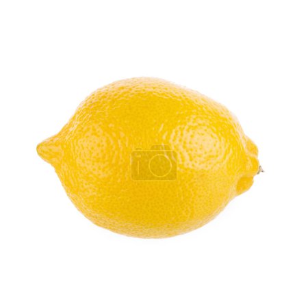 Foto de Limón amarillo aislado sobre fondo blanco - Imagen libre de derechos