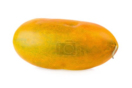Photo for Thai cantaloupe melon isolated on the white background - Royalty Free Image