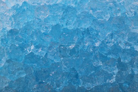 Photo for Blue ice background close up - Royalty Free Image