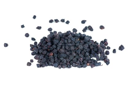 Photo for Dried blueberries on white background - Royalty Free Image