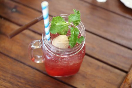 Photo for Lychee mocktail close up - Royalty Free Image