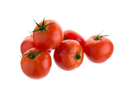 Foto de Tomates aislados sobre fondo blanco - Imagen libre de derechos