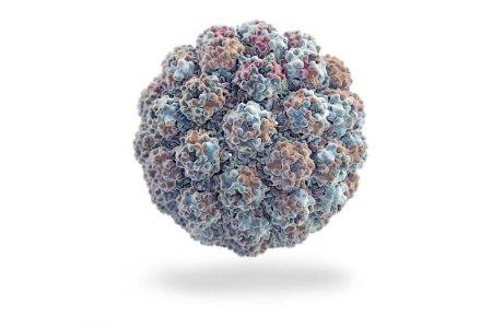 Photo for Molecular digital image Murine polyomavirus - Royalty Free Image