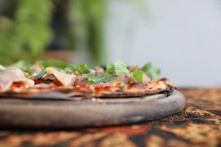 Photo for Close-up shot of delicious italian pizza - Royalty Free Image