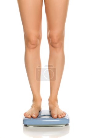 Foto de Bastante piernas femeninas en escamas - Imagen libre de derechos