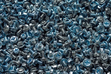 Photo for Screws for fixing computer components and other parts - Royalty Free Image
