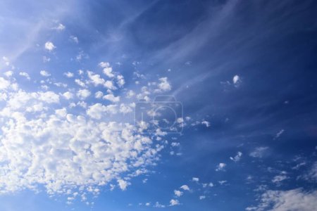 Photo for Beautiful clouds in sky, cloudscape background - Royalty Free Image