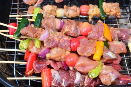 Photo for Barbecue on hot charcoal - Royalty Free Image