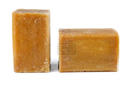 Téléchargez les photos : Deux briques de savon brun commun - en image libre de droit