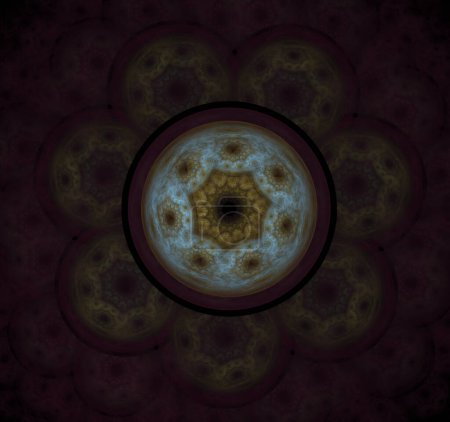 Foto de Núcleo atómico. Representación abstracta. Moléculas y átomos de imagen - Imagen libre de derechos