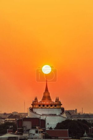 Photo for The Golden Mount at Wat Sraket Rajavaravihara temple - Royalty Free Image