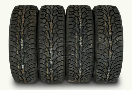 Photo for Winter tires close up - Royalty Free Image