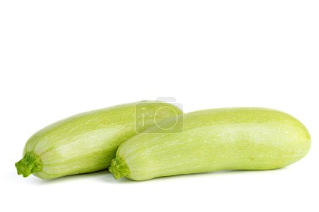 Photo for Fresh zuccini on white - Royalty Free Image