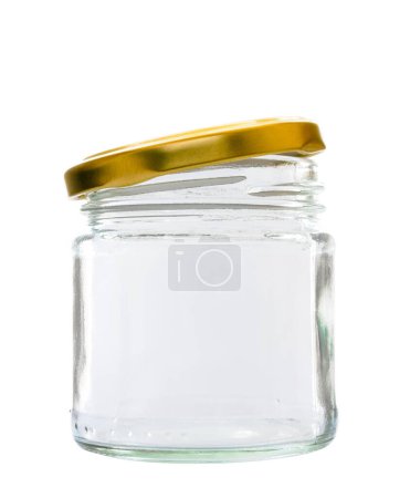 Photo for Glass Jar with Golden Lid - Royalty Free Image