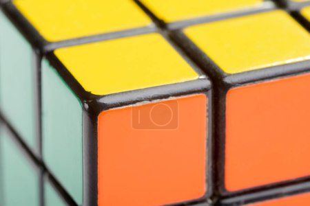 Photo for Closeup of Rubik's Cube - Royalty Free Image