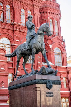 Photo for Marshal Georgy Konstantinovich Zhukov Statue - Royalty Free Image