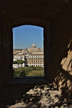 Foto de Roma, Italia - 05, 02, 2019: Ciudad del Vaticano y Basílica de San Pedro - Imagen libre de derechos