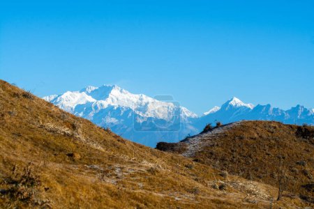 Téléchargez les photos : Gamme Kanchenjunga en Himalaya, photographie de paysage - en image libre de droit