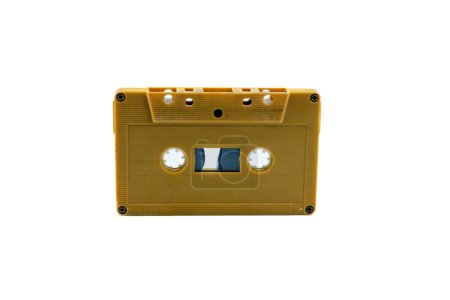 Photo for Vintage cassette tape isolated white background, with clipping path - Royalty Free Image