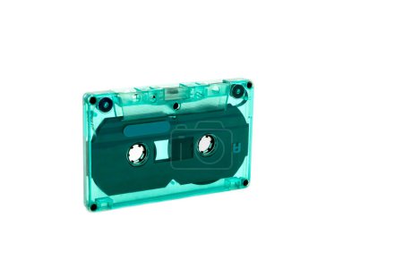 Photo for Vintage cassette tape isolated white background - Royalty Free Image