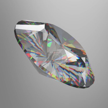 Téléchargez les photos : Diamant gros plan, illustration 3D - en image libre de droit